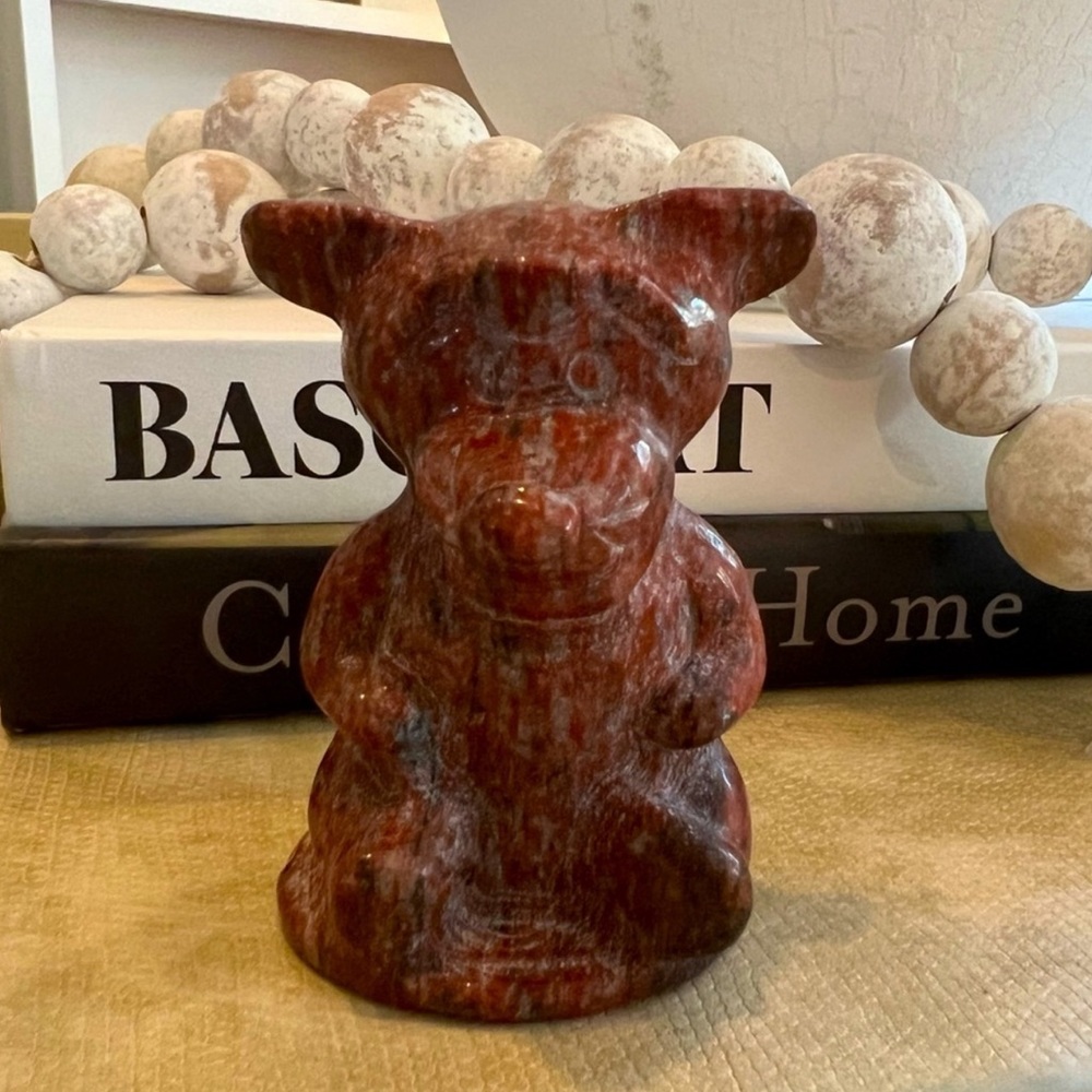 NWOT TIGGER - Red Jasper Crystal Disney Carving - 3in Tall